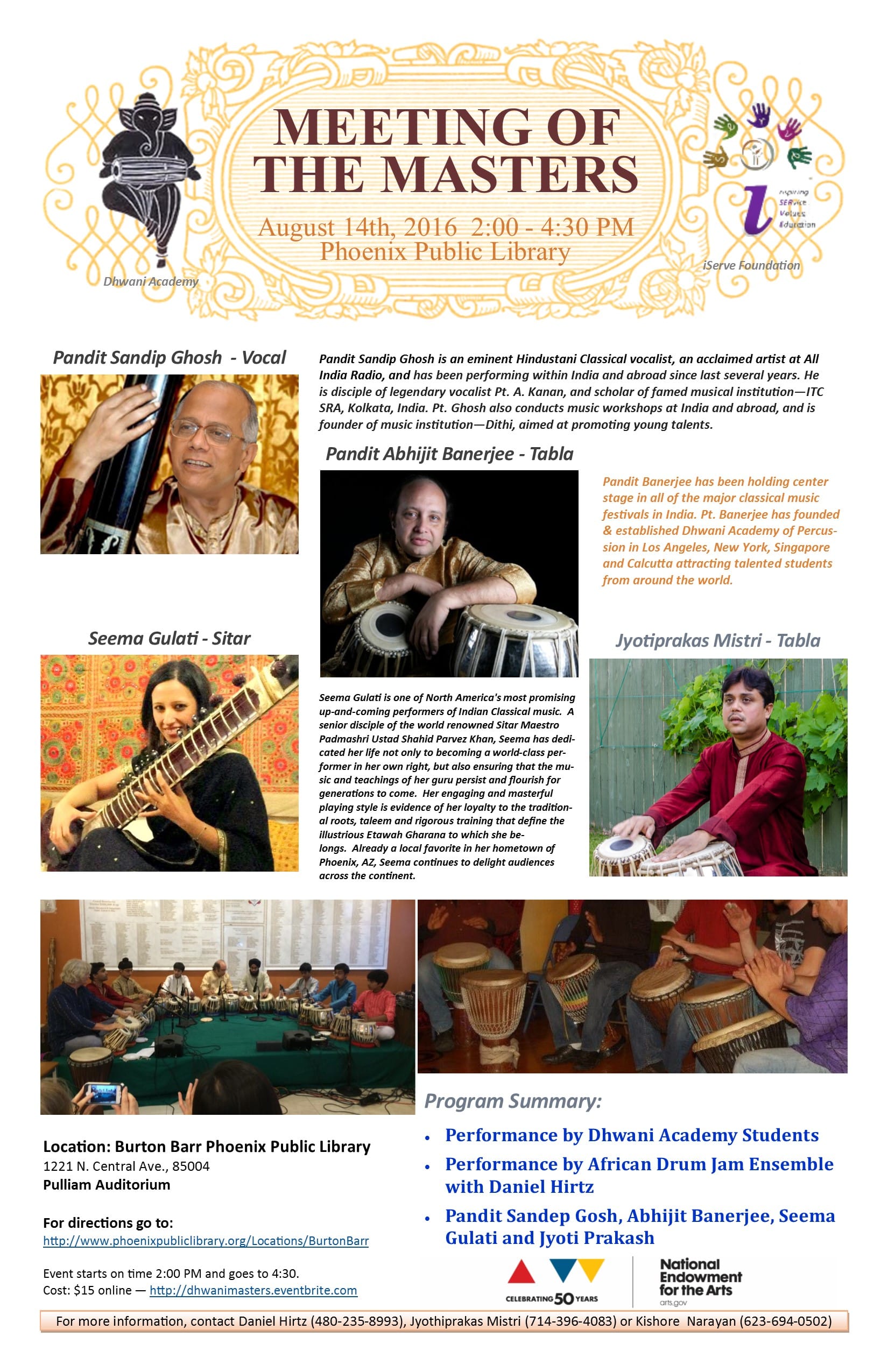 Meeting of the Masters - Dhwani AZ Concert 2016